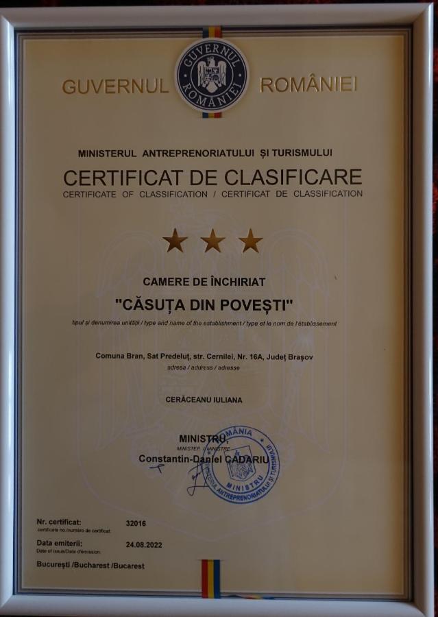 Chalet Cabanuta Casuta Din Povesti *